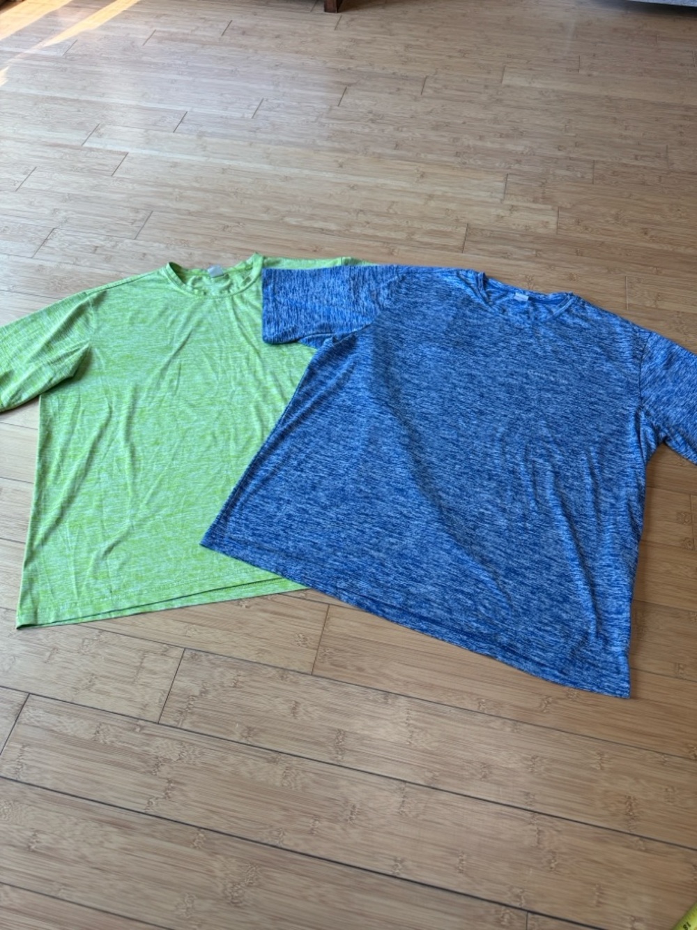 Sport-Tek Men's Short Sleeve Performance Tees - Lime Green & Royal Blue
